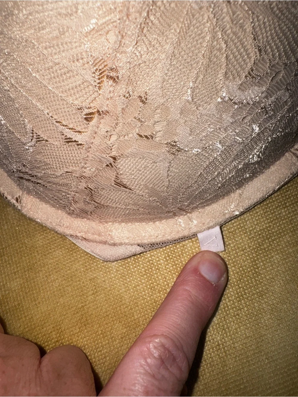Victoria's Secret Lace Push-Up Bra - Beige/Taupe
